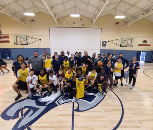 Basketball Team vs Staff Game